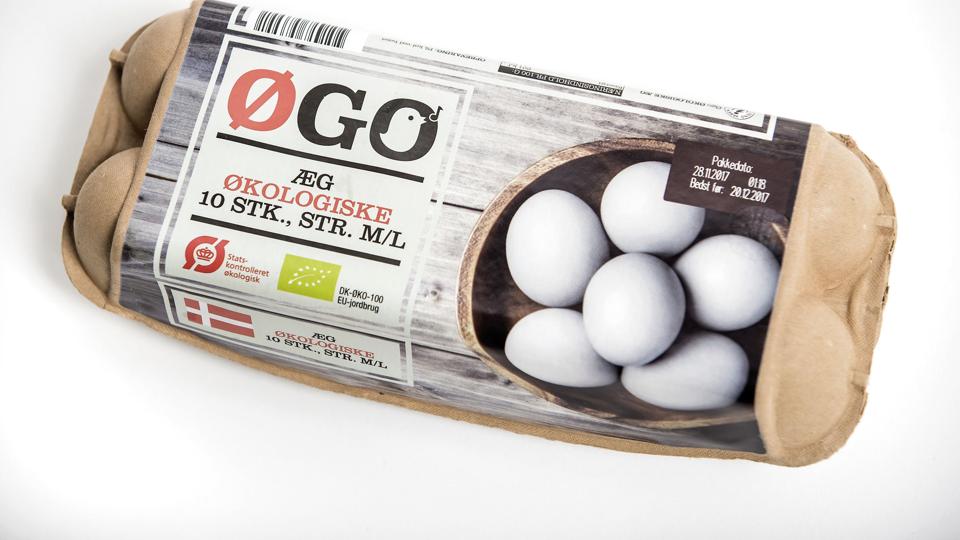 Det er æg som disse, der bliver tilbagekaldt på grund af risiko for vækst af skimmel. (Arkivfoto). <i>Thomas Lekfeldt/Ritzau Scanpix</i>