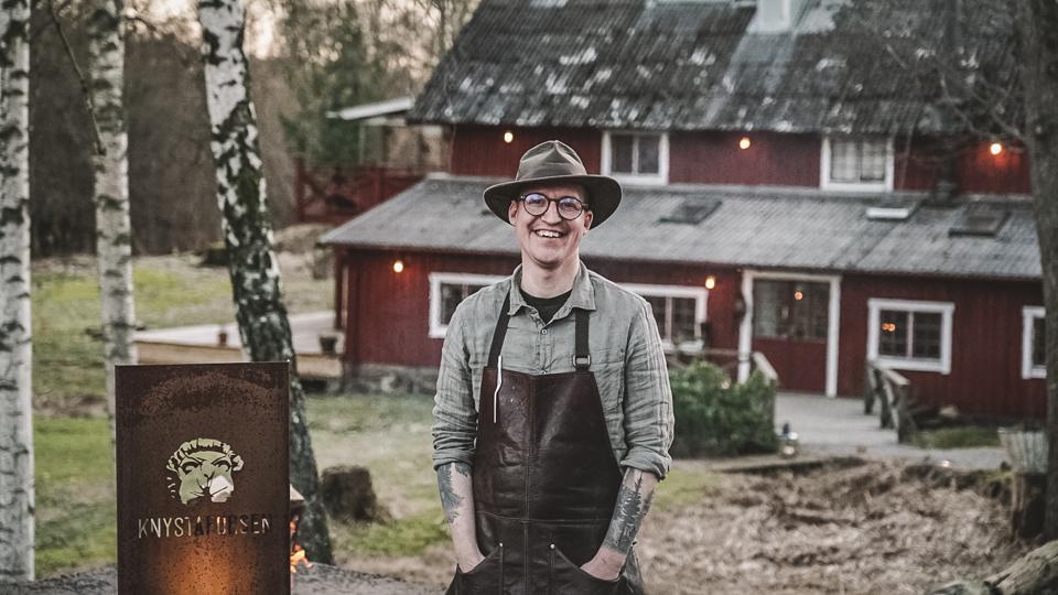 Kokken Nicolai Tram, der er født og opvokset i Nordjylland, har fået en Michelin-stjerne til sin Restaurant Knystaforsen - i Sverige <i>Foto: Eva H. Tram</i>