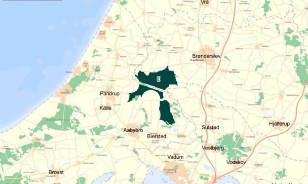 Dette område er udvalgt til nærmere undersøgelse i forhold til placering af et nyt nationalt testcenter. <i>Bolig og Planstyrelsen</i>