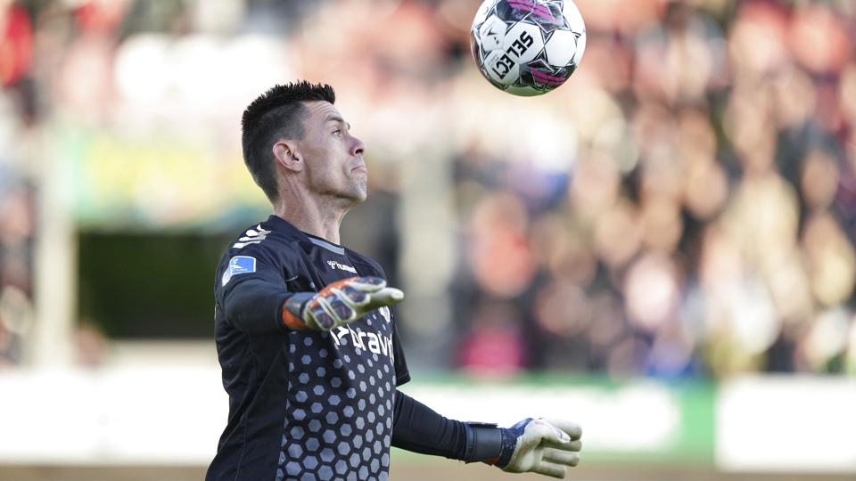 Jesper Hansen er seks clean sheets fra Mogens Kroghs rekord i Superligaen (Arkivfoto). <i>Claus Fisker/Ritzau Scanpix</i>