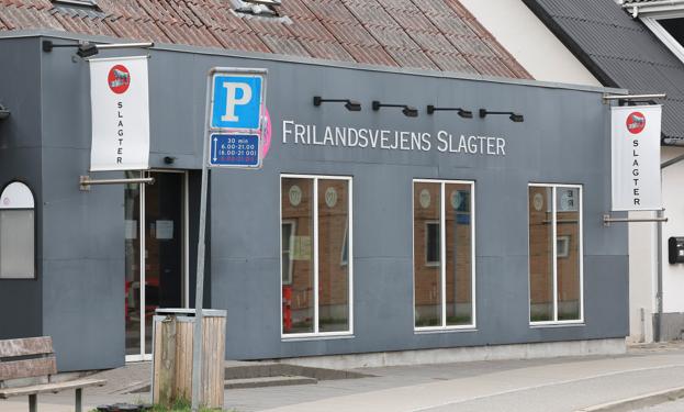 Efter mere end 20 år er det endegyldigt slut med slagterforretning på Frilandsvej i Hjørring. <i>Foto: Bente Poder</i>