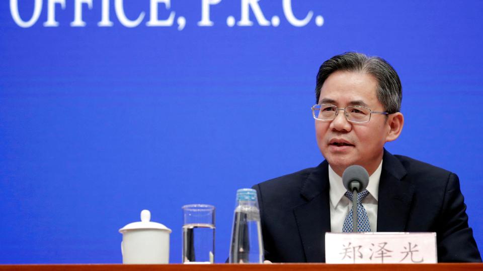 Den kinesiske ambassadør i Storbritannien siger, at det kan få store konsekvenser, hvis britiske politikere sætter fod i Taiwan. (Arkivfoto). <i>Jason Lee/Reuters</i>