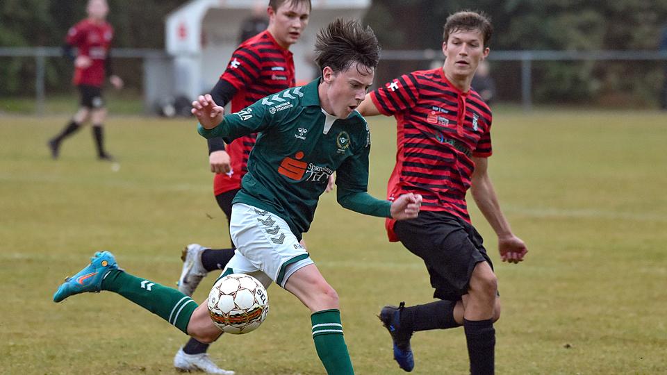 Hanstholm IF kunne trække sig sejrrigt ud af A-finalen mod HVA Sydthy. En kamp, der blev afgjort efter straffesparkskonkurrence. <i>Foto: Ole Iversen</i>