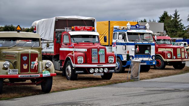 Ren nostalgi: 200 lastbiler til veteranrally i Sæby