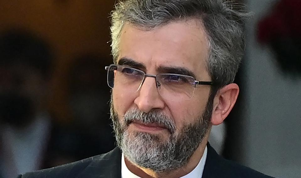 Irans atomforhandler, Ali Bagheri, meldes onsdag på vej tilbage til Østrigs hovedstad, Wien, for at genoptage forhandlingerne om en atomaftale. <i>Joe Klamar/Ritzau Scanpix</i>