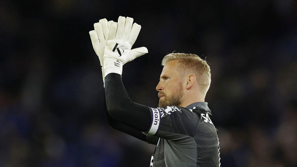 Kasper Schmeichel siger farvel og mange tak til Leicester efter 11 år, hvor han både nåede at rykke op, vinde Premier League og sejre i FA Cuppen. (Arkivfoto) <i>Jason Cairnduff/Ritzau Scanpix</i>
