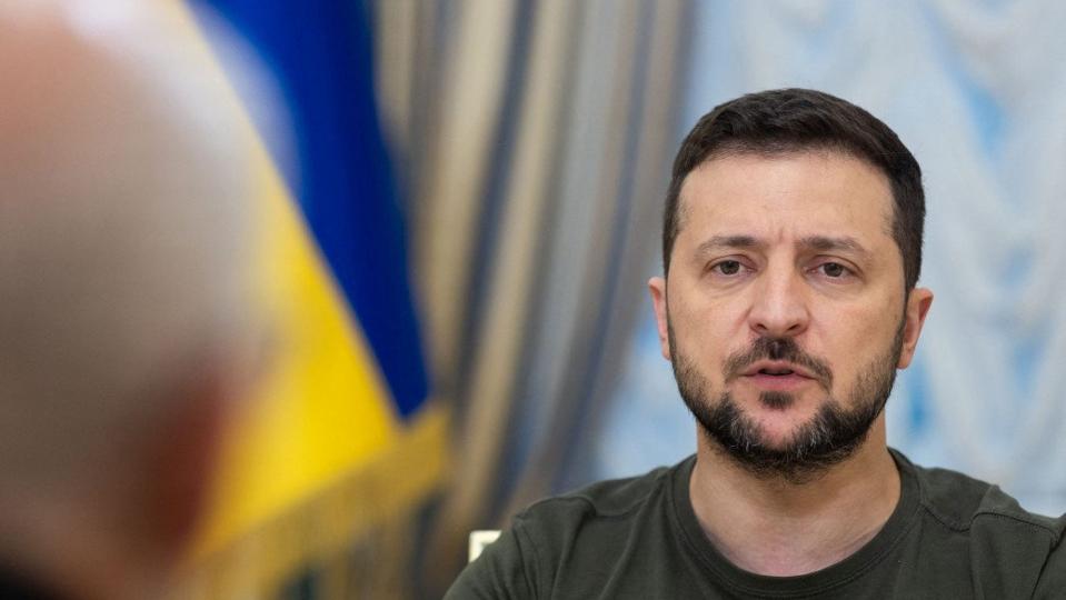 Ukraines præsident, Volodymyr Zelenskyj, siger i et interview med South China Morning Post, at han gerne vil tale direkte med Kinas præsident, Xi Jinping. (Arkivfoto). <i>Str/Ritzau Scanpix</i>