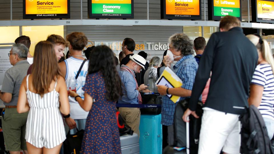 Passagerer har rejst i stor stil mellem april og juni. Det har hjulpet Lufthansa til første kvartalsoverskud siden 2019. (Arkivfoto). <i>Michaela Rehle/Reuters</i>
