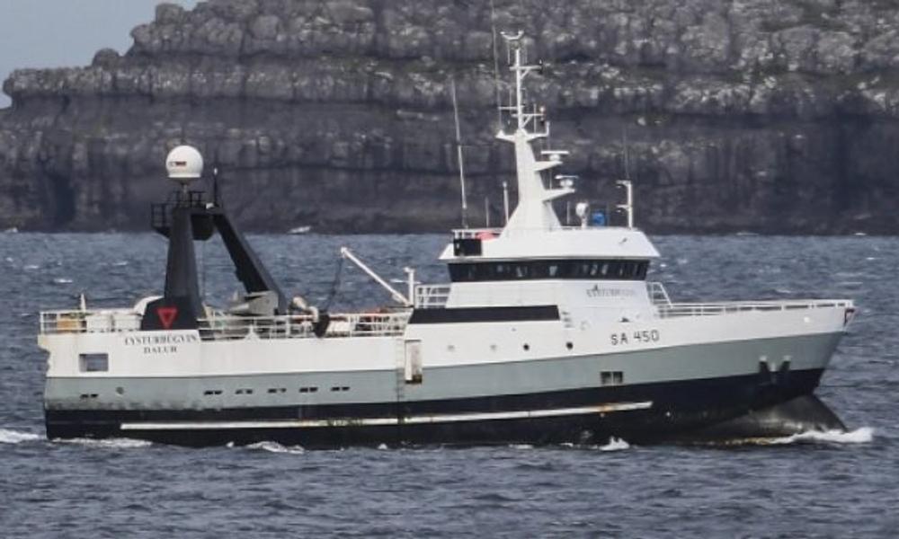 'Eysturbúgvin' blev bygget i 1991 og sank 14. april 2022. 'Eysturbúgvin' blev bygget i 1991 og sank 14. april 2022.