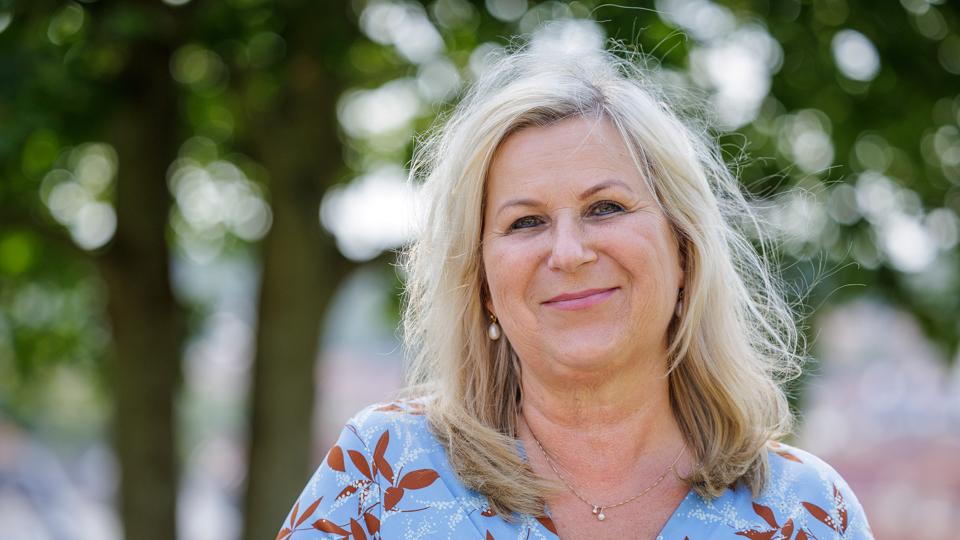 Marianne Eiby, tidligere afdelingsleder på det omstridte forsorgshjem Kanstrupgaard i Skelund, Mariagerfjord Kommune. Hun blev bortvist for "brud på tavshedspligten", men hendes fagforening HK lagde sag an. <i>Foto: Henrik Bo</i>