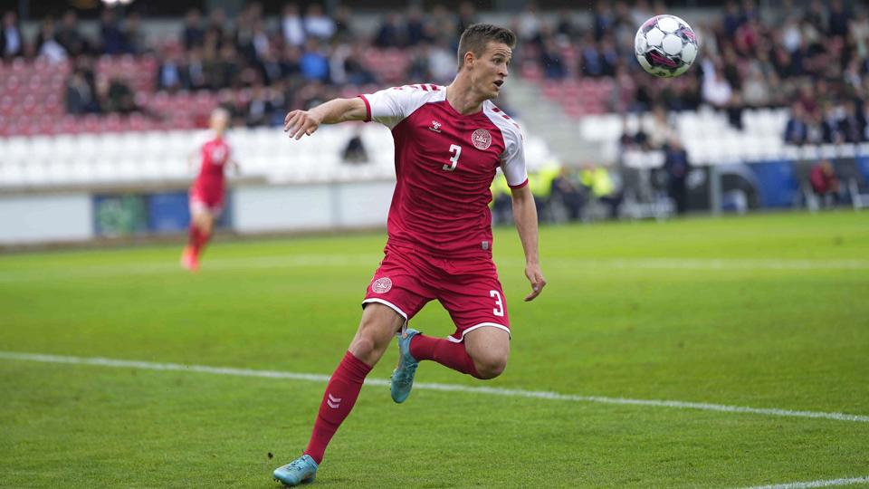 Rasmus Carsten spiller på Danmarks U21-landshold. Snart skifter han formentlig fra Silkeborg til en udenlandsk klub. <i>Ulrik Pedersen/Ritzau Scanpix</i>