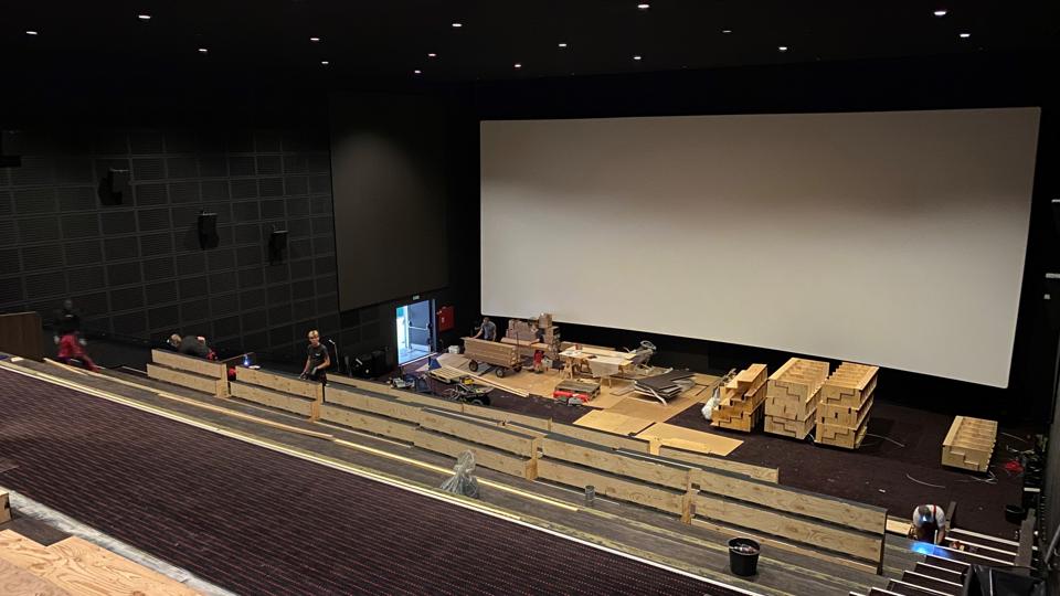 Markant opgradering af den store sal i Kennedy Arkadens biograf. <i>Foto: Thomas Lee Christensen</i>