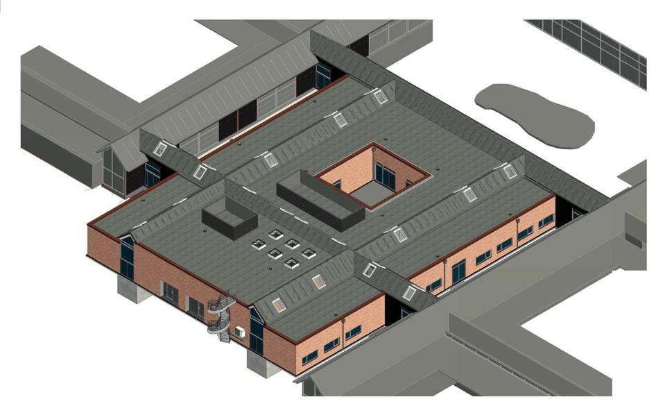 Sådan kommer det nye byggeri i Nordsøen Forskerpark til at se ud. <i>Illustration fra Nordsøen Forskerpark/Brix Nordberg Arkitektur</i>
