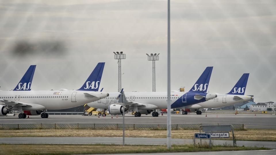 93 procent af piloterne har stemt ja til den nye overenskomst med SAS, og det betyder, at de nye aftalevilkår en realitet. <i>Liselotte Sabroe/Ritzau Scanpix</i>