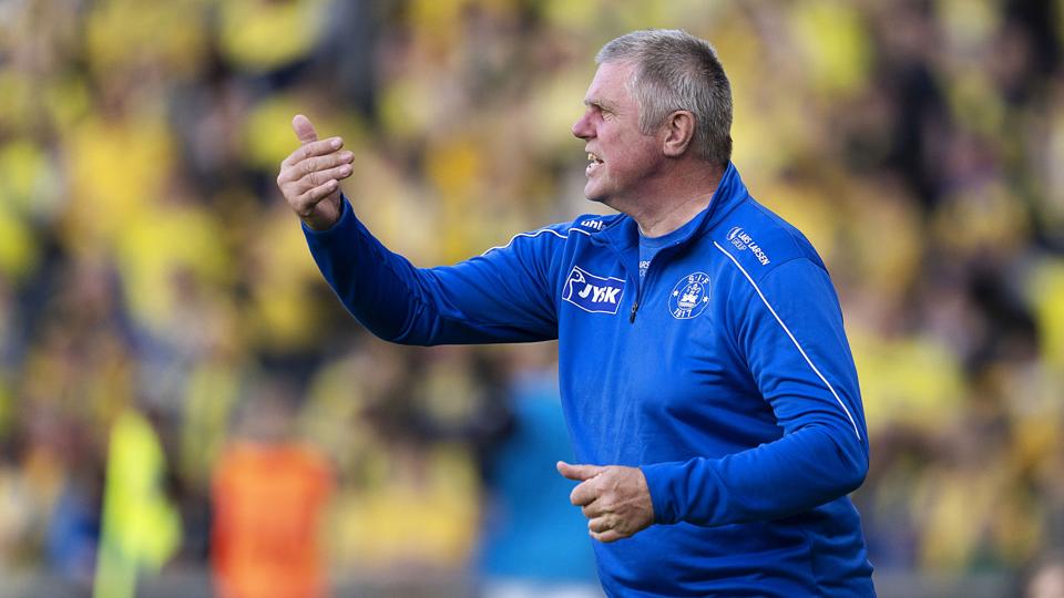 Silkeborg-træner Kent Nielsen (på billedet) råder fra lørdag over offensivspilleren Tonni Adamsen, der er kommet til fra FC Helsingør. <i>Claus Bech/Ritzau Scanpix</i>