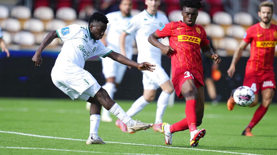Fire sejre i fire kampe er facit for FC Nordsjælland i denne sæson i Superligaen, efter at klubben lørdag vandt 1-0 hjemme over Viborg. <i>Claus Bech/Ritzau Scanpix</i>