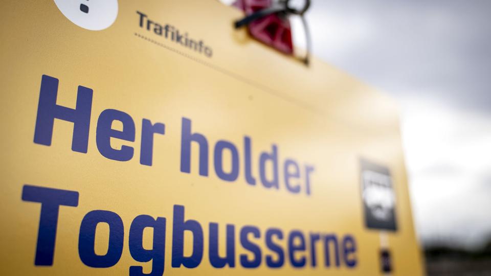 Over sommeren har rejsende mellem Ringsted og Roskilde skulle med togbus på grund af sporarbejde. (Arkivfoto). <i>Mads Claus Rasmussen/Ritzau Scanpix</i>