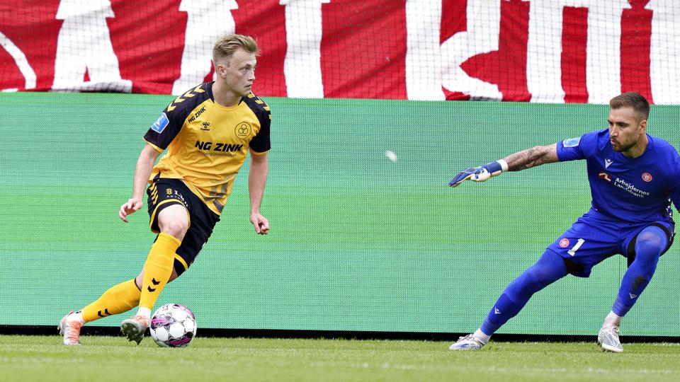 I sidste weekend spillede Casper Tengstedt sin sidste kamp for AC Horsens. Lørdag debuterede han med mål for Rosenborg. (Arkivfoto). <i>Henning Bagger/Ritzau Scanpix</i>