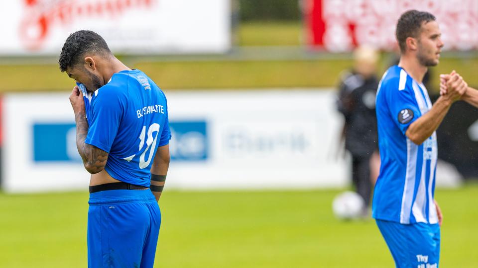 Thisted FC hentede point for anden kamp i streg, da man spillede 1-1 mod FC Roskilde. <i>Arkivfoto: Kim Dahl Hansen</i>