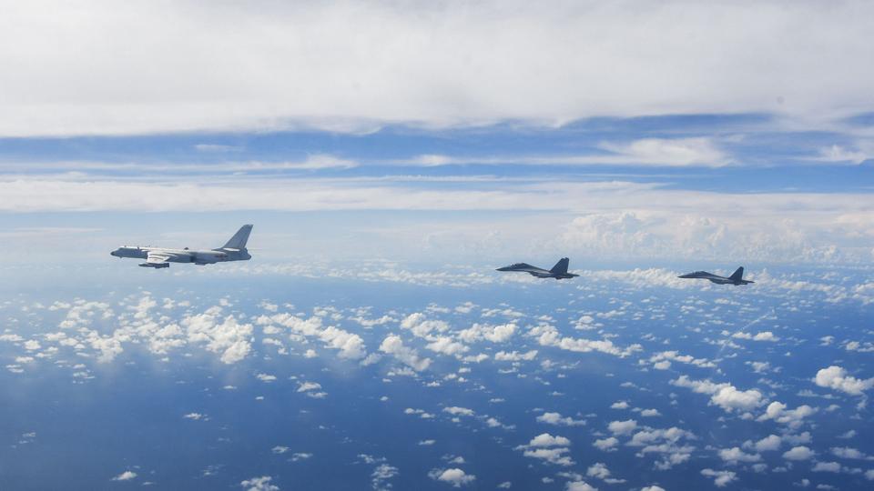 Kina har siden torsdag gennemført store militærøvelser omkring Taiwan. <i>Li Bingyu/Ritzau Scanpix</i>