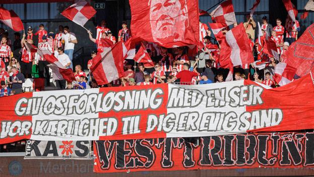 AaB var mandag aften på besøg hos Silkeborg i 3F Superligaen. <i>Foto: Henrik Bo</i>