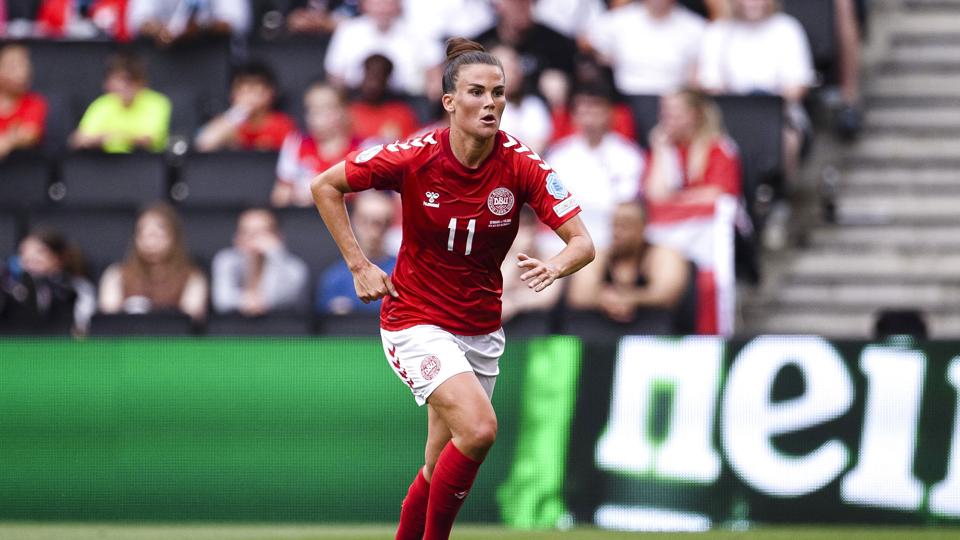 Katrine Veje fortsætter karrieren i Everton. <i>Marcio Machado/Ritzau Scanpix</i>