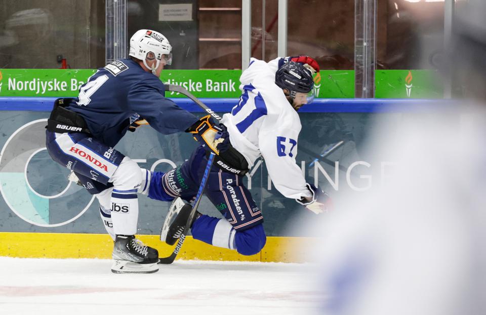 Frederikshavn White Hawks var underlegne mod Herning Blue Fox. <i>Foto: Henrik Bo</i>
