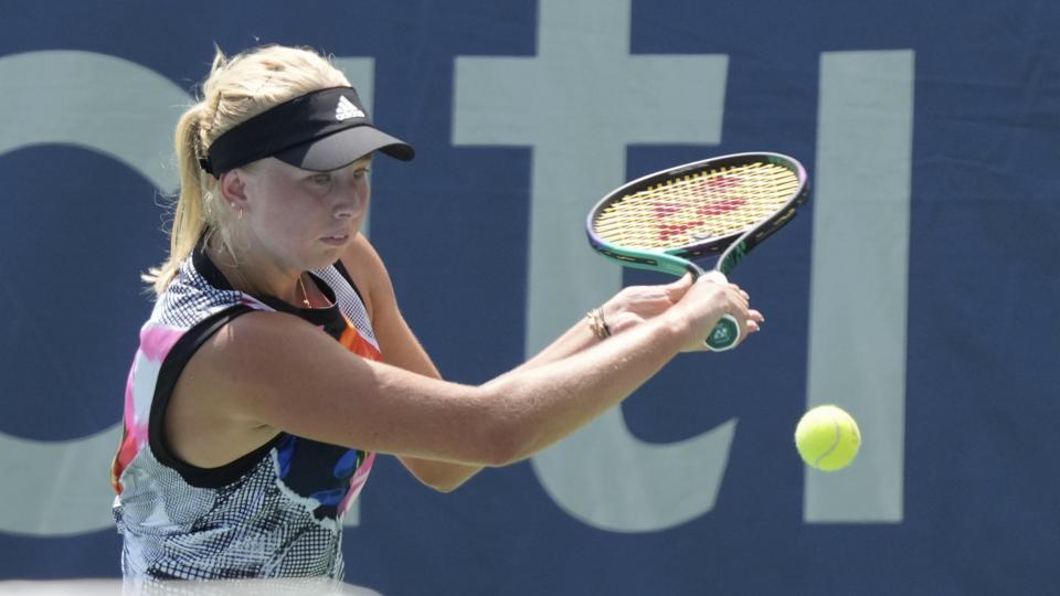 Clara Tauson slog natten til onsdag dansk tid briten Katie Boulter i Concord. (Arkivfoto). <i>Leslie Billman/Ritzau Scanpix</i>