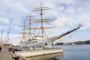 Verdens største af sin slags: Spektakulært krydstogtskib er kommet til Aalborg