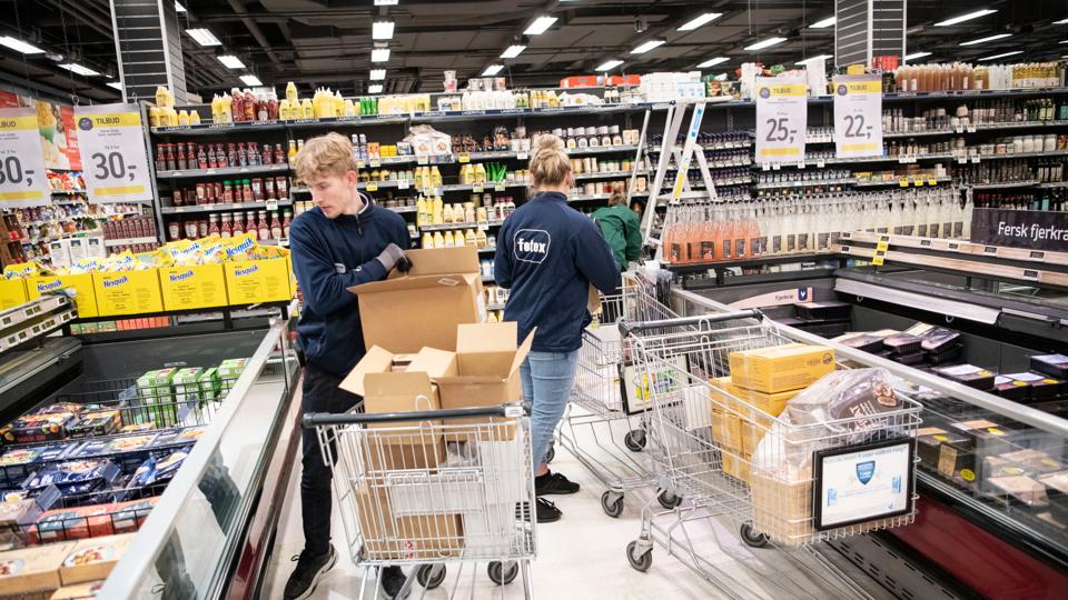 Ser man alle de kategorier af fødevarer, der indgår i opgørelserne fra Danmarks Statistik, er varerne nu dyrere end for et år siden. <i>Foto: Peter Leth-Larsen/Jysk Fynske Medier/Ritzau Scanpix</i>