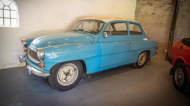 Skoda Octavia blev i halvfemserne en meget populær model, efter at VW overtog Skoda. Navnet var imidlertid genbrug fra gamle modeller. Her en Octavia fra 1959. 