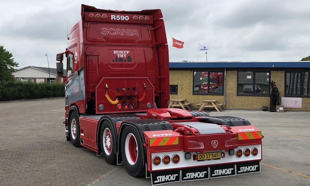 N.C. Christensen & Sønners nye Scania R 590 leveret af Stiholt, juli 2022. N.C. Christensen & Sønners nye Scania R 590 leveret af Stiholt, juli 2022.