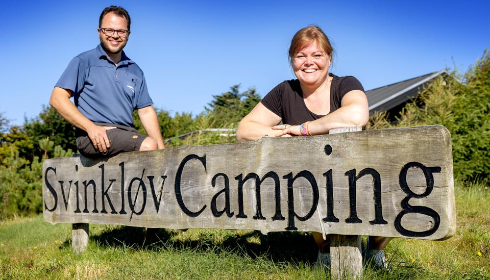 Martin og Birgitte Andersen tog det helt store spring, da de flyttede fra Vestbjerg for at drive campingplads i Svinkløv.