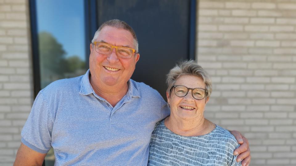 Peter Jørgensen og Mariane Reng Jørgensen flytter ind i Drachmannshave i Brønderslev til januar. <i>Foto. Simon Jensen</i>