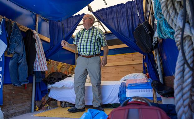 Carl Johans veteranlastbil bliver brugt som alternativ campingvogn i det danske sommerland.