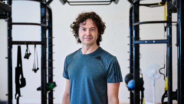 Óscar García Agustín i FOKUS Fitness på Fyrkildevej. <i>Foto: Nicolas Cho Meier</i>