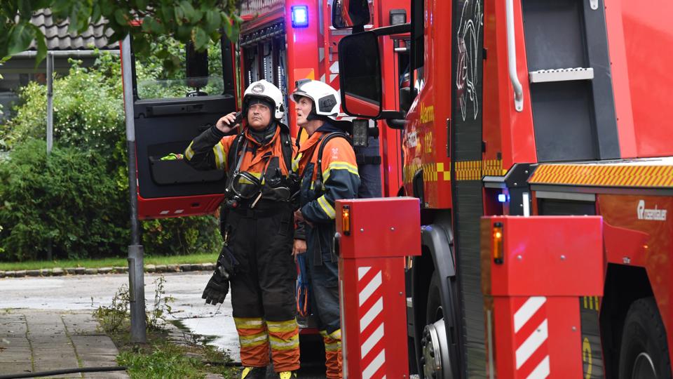Brand på Søndervang i Hobro