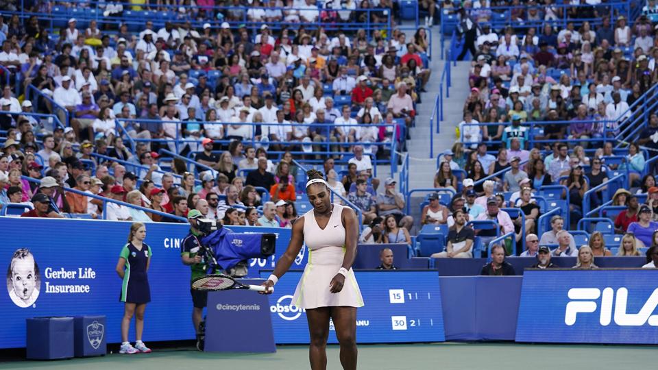 Serena Williams har to gange i karrieren vundet Cincinnati Masters. I dette års turnering tabte Williams natten til onsdag dansk tid i to sæt til den 19-årige brite Emma Raducanu. <i>Jeff Dean/Ritzau Scanpix</i>