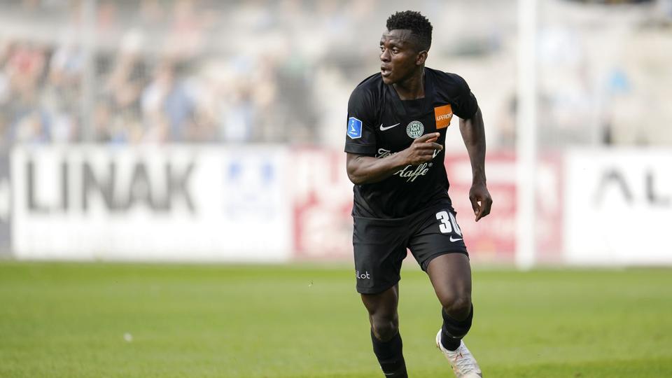 På grund af indrejseregler kan Ibrahim Said ikke tage med Viborg til England for at møde West Ham. (Arkivfoto). <i>Frank Cilius/Ritzau Scanpix</i>