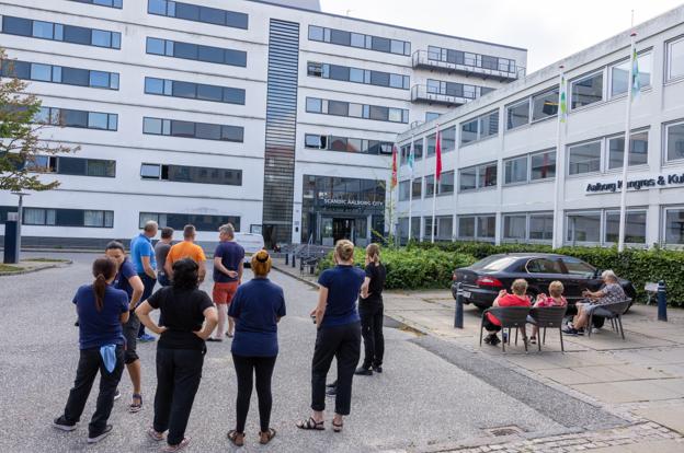 Alle kom ud af hotellet i god behold. <i>Foto: Kim Dahl Hansen</i>