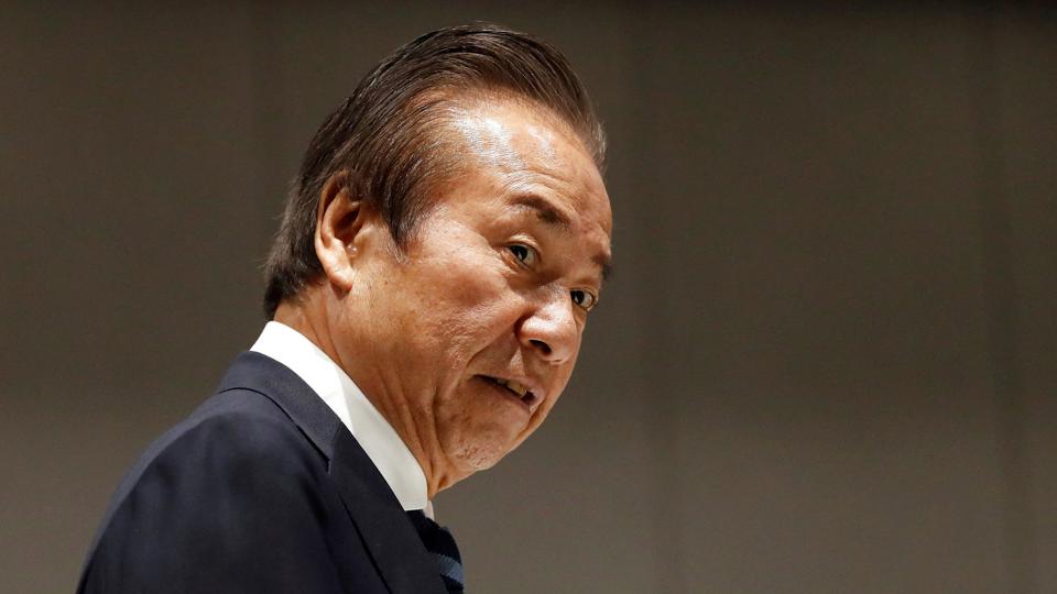 Haruyuki Takahashi blev onsdag anholdt i en bestikkelsessag. <i>Issei Kato/Reuters</i>