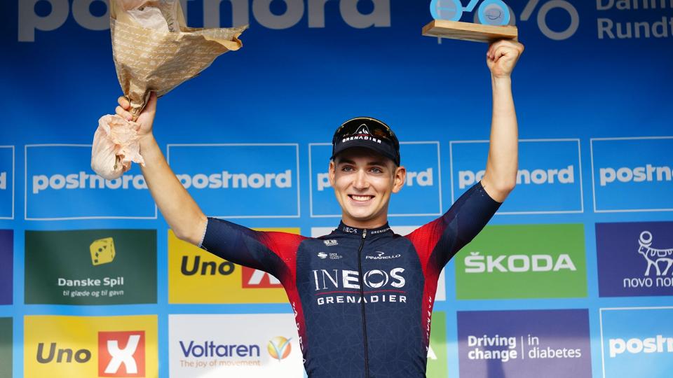 Det blev den 20-årige Ineos-rytter Magnus Sheffield, som vandt onsdagens enkeltstart i PostNord Danmark Rundt. <i>Bo Amstrup/Ritzau Scanpix</i>