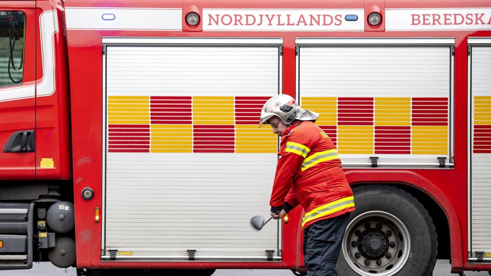Markbrande har givet brandfolk mere end almindeligt travlt i august i år, fortæller Danske Beredskaber. (Arkivfoto). <i>René Schütze/Ritzau Scanpix</i>
