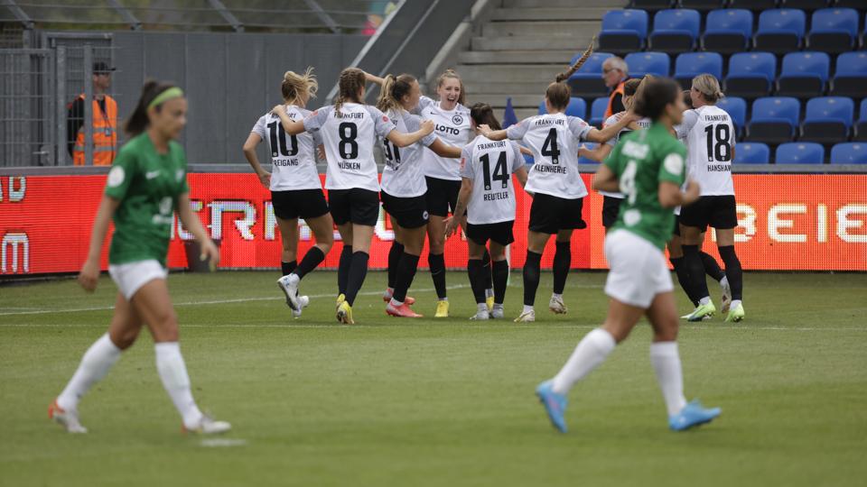 Fortuna Hjørring møder Eintracht Frankfurt i Champions League kvindefodbold i Hjørring, torsdag den 18. august 2022. <i>Claus Bjørn Larsen/Ritzau Scanpix</i>