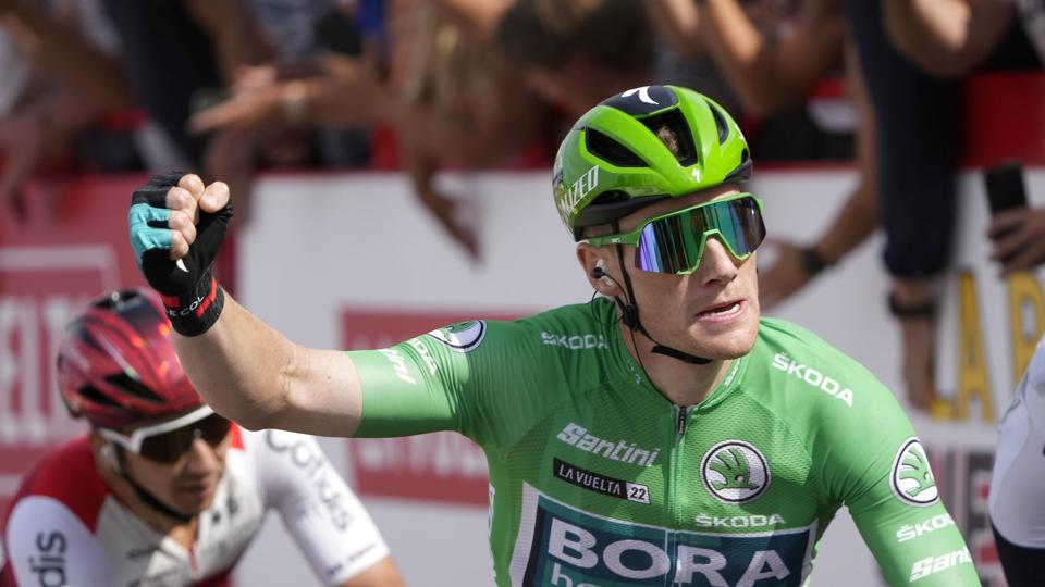 Sam Bennett er nu oppe på to etapesejre i dette års Vuelta. <i>Peter Dejong/Ritzau Scanpix</i>