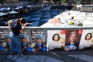 Målinger viser dødt løb tre uger før valg i Sverige