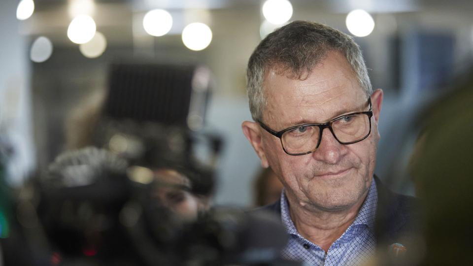 Selv om Henrik Frandsen og Tønder Listen fik næsten 30 procent af stemmerne ved kommunalvalget i 2021 i Tønder Kommune, måtte han overlade borgmesterkæden til Slesvigsk Parti. (Arkivfoto). <i>Mikkel Berg Pedersen/Ritzau Scanpix</i>