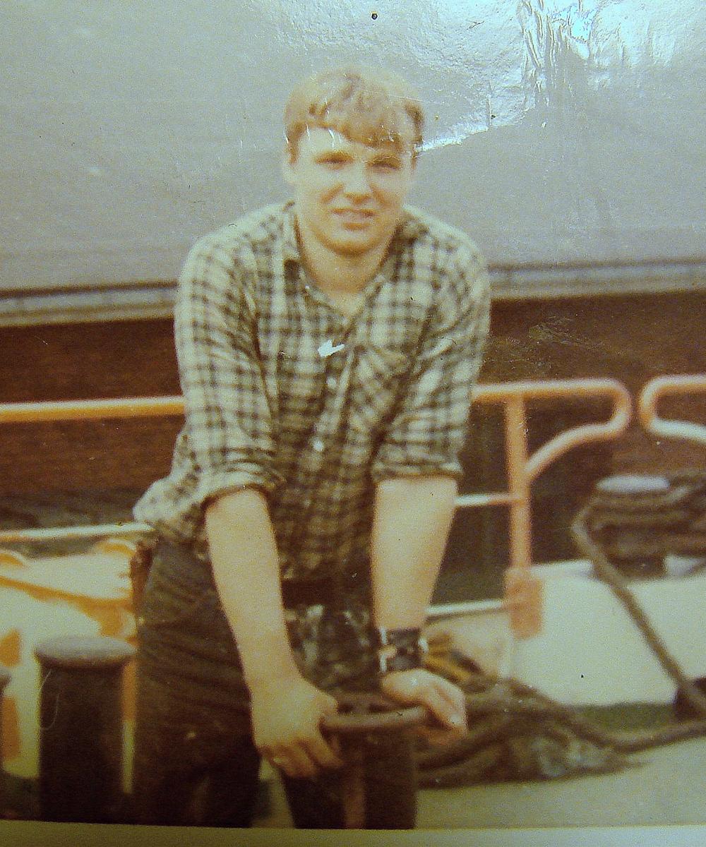 Forfatteren startede sin sømandskarriere i 1968 på KGH’s 'Umanak', som var noget af en ilddåb. Forfatteren startede sin sømandskarriere i 1968 på KGH’s 'Umanak', som var noget af en ilddåb.