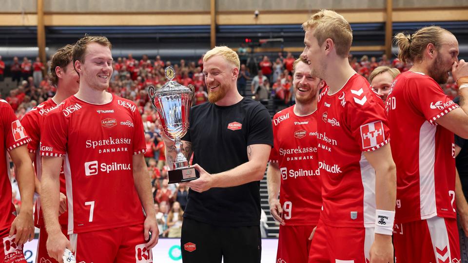 Aalborg Håndbold fører 2-1 i indbyrdes kampe i denne sæson, som nordjyderne indledte med at slå GOG på hjemmebane i Super Cuppen. <i>Arkivfoto: Bente Poder</i>