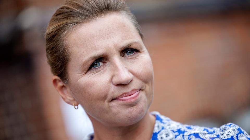 Statsminister Mette Frederiksen var på besøg på Annebergcentret i Aalborg 24. august 2022. <i>Foto: Henrik Bo</i>
